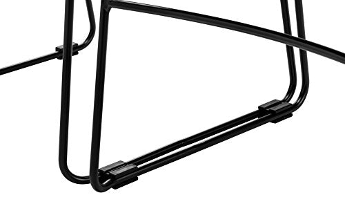 National Public Seating Commercialine® 850 Series Multi-Purpose Ultra Compact Stack Chair, Black