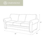 American Furniture Classics Model Angler's Cove sleeper sofa, Brown
