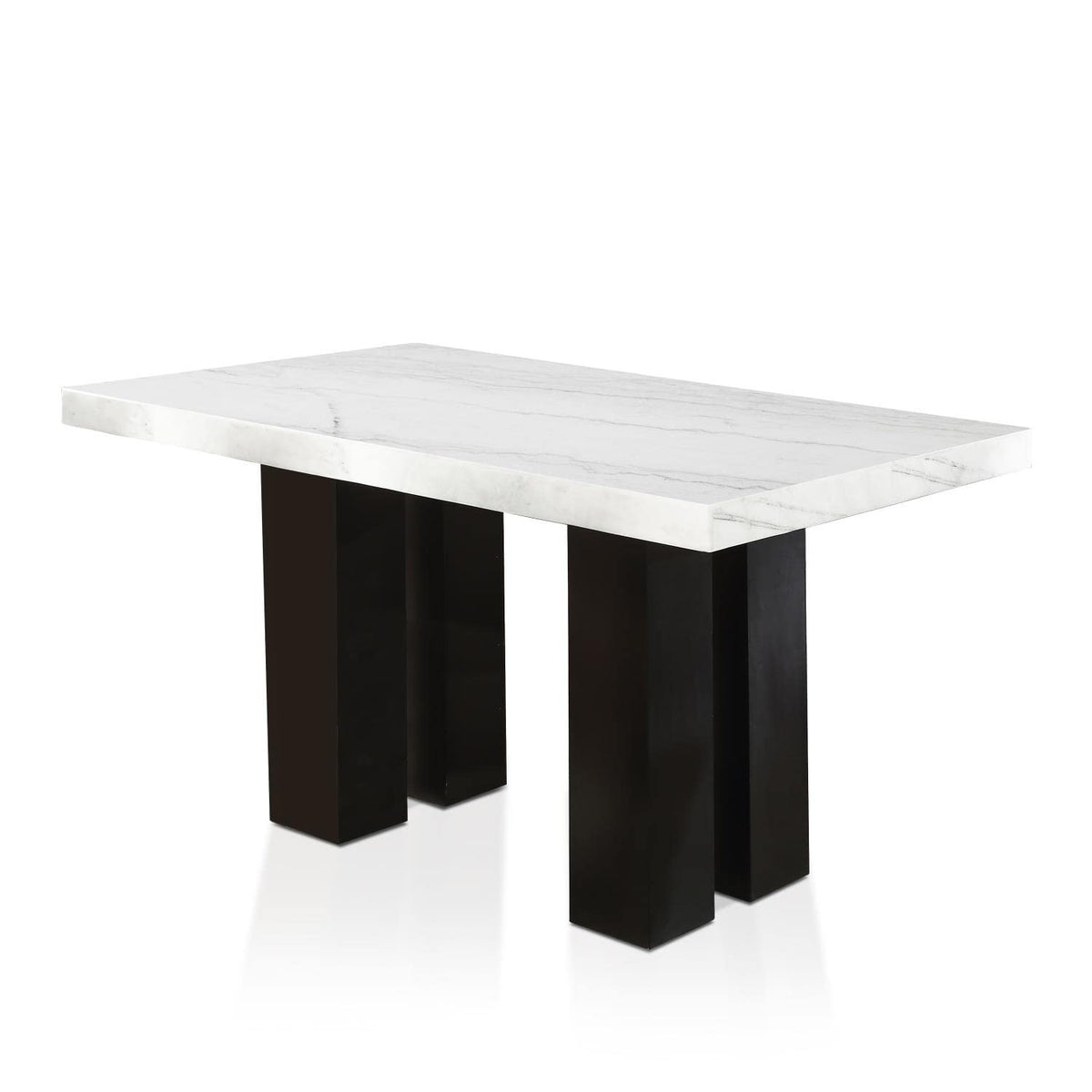 Steve Silver Camilla Rectangle Counter Height Table with Espresso CM420WT540PB