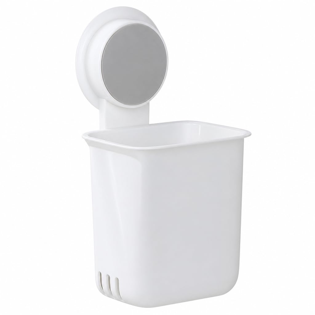 ELMVIA Plastic Toothbrush Holders for Bathroom | Wall Mounted Toothbrush Holder | Toothbrush Holders for Toothbrushes | Bathroom