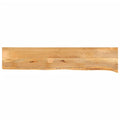vidaXL Table Top Live Edge 70.9inchx11.8inchx1inch Solid Wood Mango