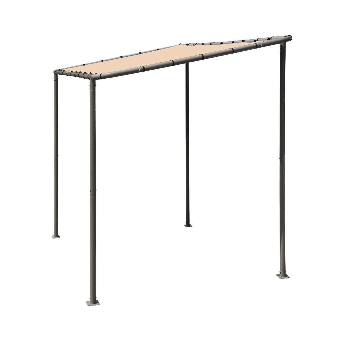 Garden Winds Replacement Canopy Top Cover Compatible With The Shelter Logic, Backyard Creations Solano Canopy - Riplock 350