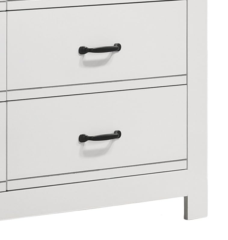 LILOLA LIVING Cassini White 6-Drawer Dresser