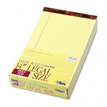Tops The Legal Padtm Ruled Perforated Pads Pad,Lgl Ruld,Perf,Lgl,Ca 21439 (Pack Of5)