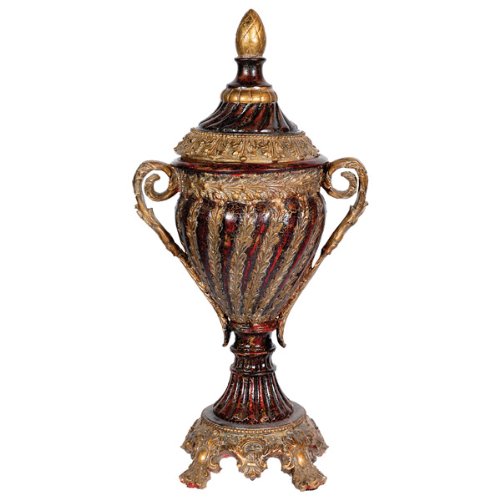 Timeless Reflections By Afd Home 10585840 Afd Home Brioche Handled Urn Decorative Accent