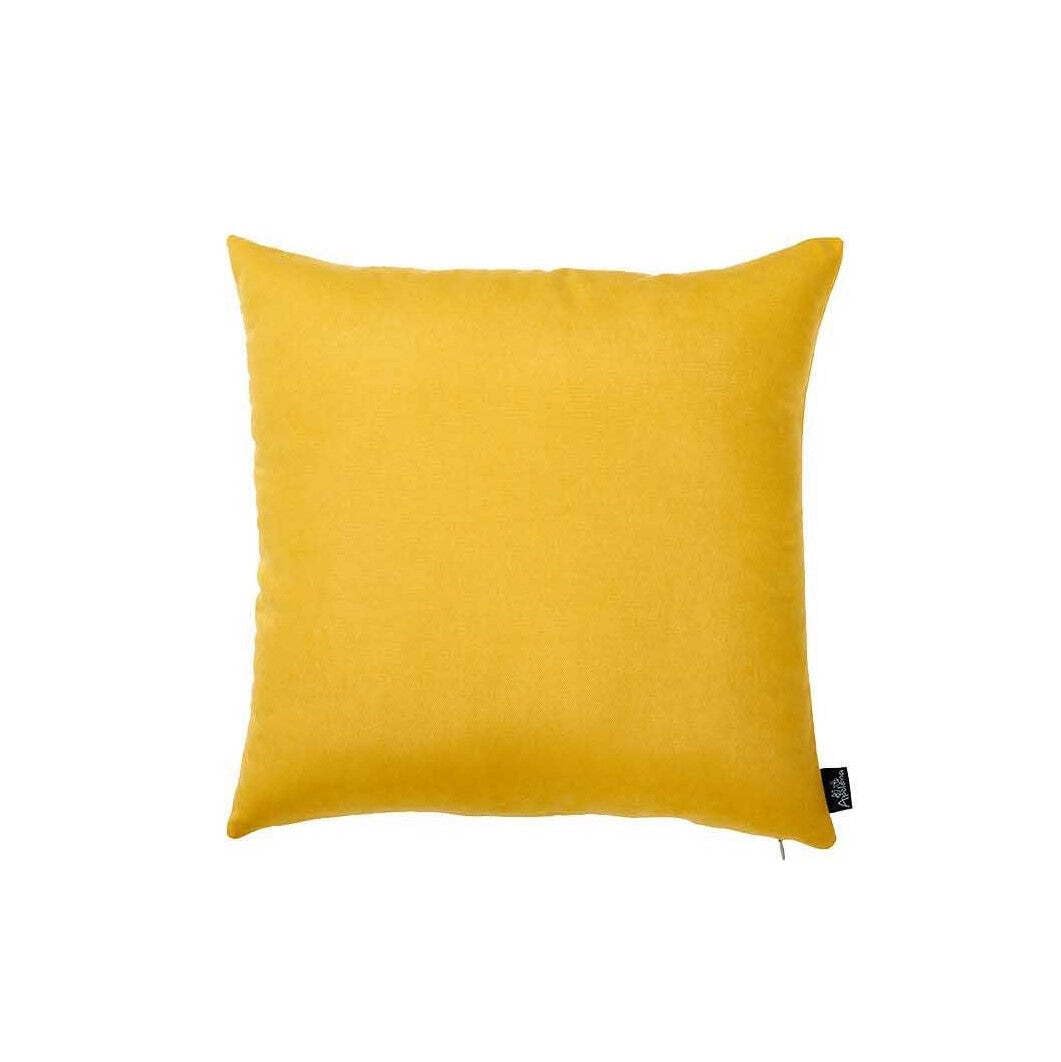 HomeRoots Polyester 20'x20' Yellow Honey Decorative Throw Pillow Cover (2 pcs in Set)