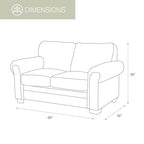 American Furniture Classics Model Angler's Cove loveseat, Brown