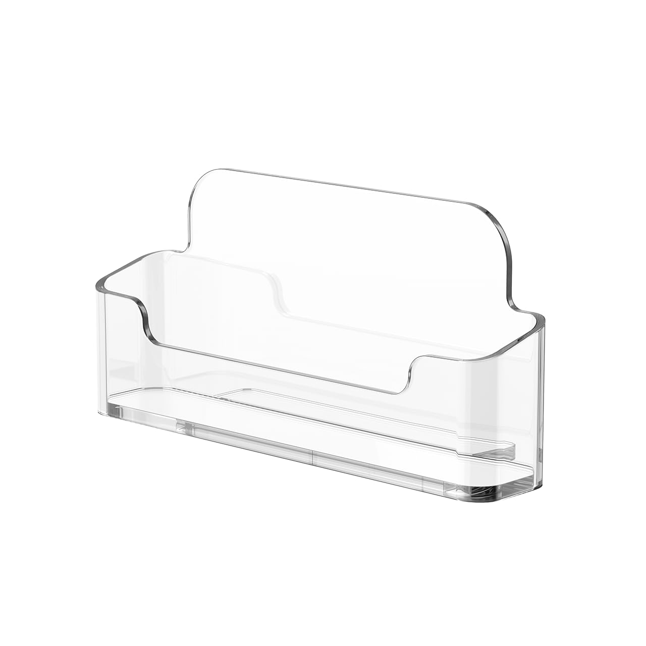 Marketing Holders 100 Pack Business Card Holder Acrylic Counter Holds 3.5' X 2' Appointment Cards For Salons Concierge Medical