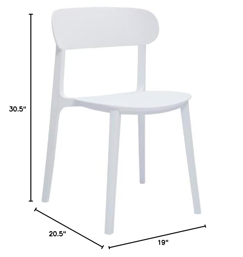 Neos Modern Furniture C340WH Chair - Thumbnail 3
