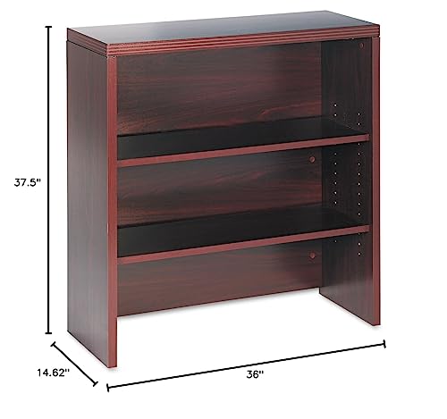 HON 115292AXNN Valido 11500 Series Bookcase Hutch, 36w x 14-5/8d x 37-1/2h, Mahogany