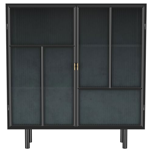 Coaster Home Furnishings Dalia 2-Door Accent Storage Cabinet with Shelving Black