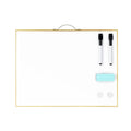 Tsj Office Small Dry-Erase White-Board - 12 X 16 Inches Portable Aluminum Frame Mini Hanging Whiteboard With Handle, To Do List