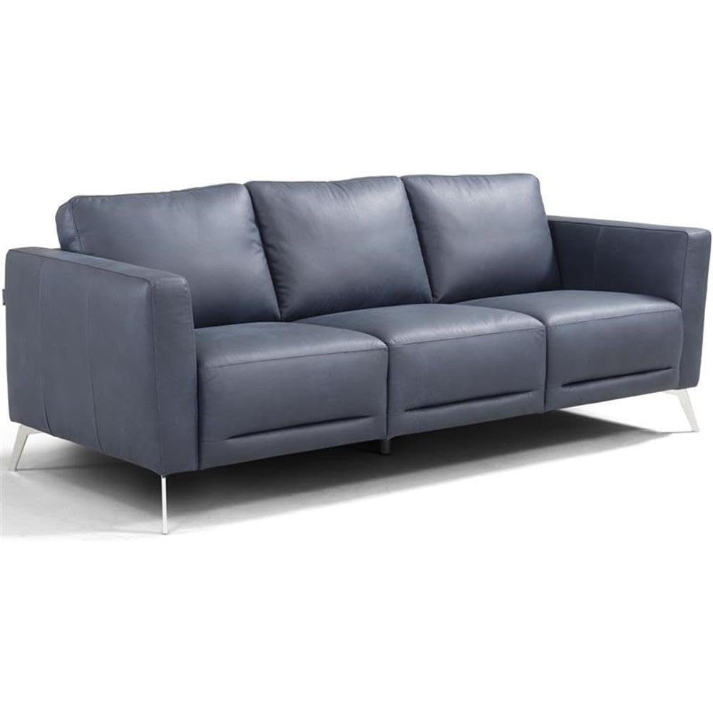 Acme Astonic Sofa in Blue Leather