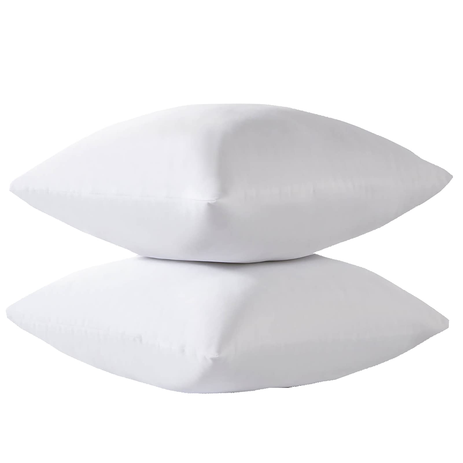Kingnex 2 Pack Feather Proof Pillow Protectors 20X20 Waterproof Pillow Covers For Square Throw Pillow 20X20
