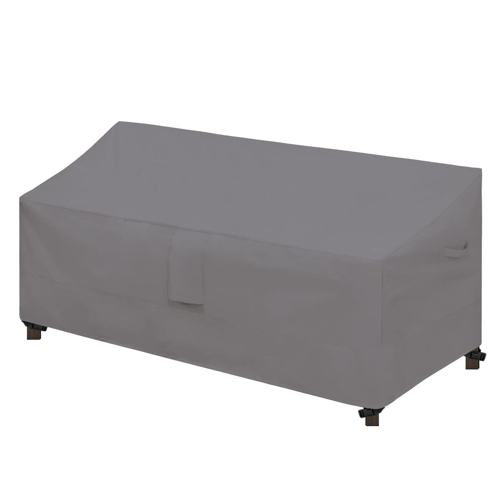 Easy-Going Waterproof Patio Sofa Cover Uv Resistant 3 Seater Outdoor Sofa Cover Weatherproof Lawn Patio Furniture Cover With Tape Sealed Seam (79Wx37Dx35H Inch, Grey)