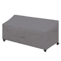 Easy-Going Waterproof Patio Sofa Cover Uv Resistant 3 Seater Outdoor Sofa Cover Weatherproof Lawn Patio Furniture Cover With Tape Sealed Seam (79Wx37Dx35H Inch, Grey)