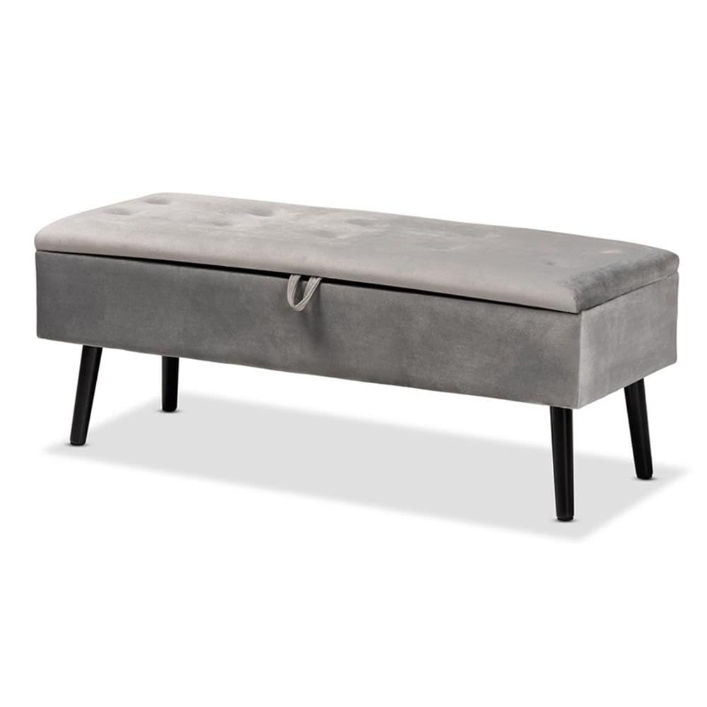 Baxton Studio Caine Storage Bench - Thumbnail 3
