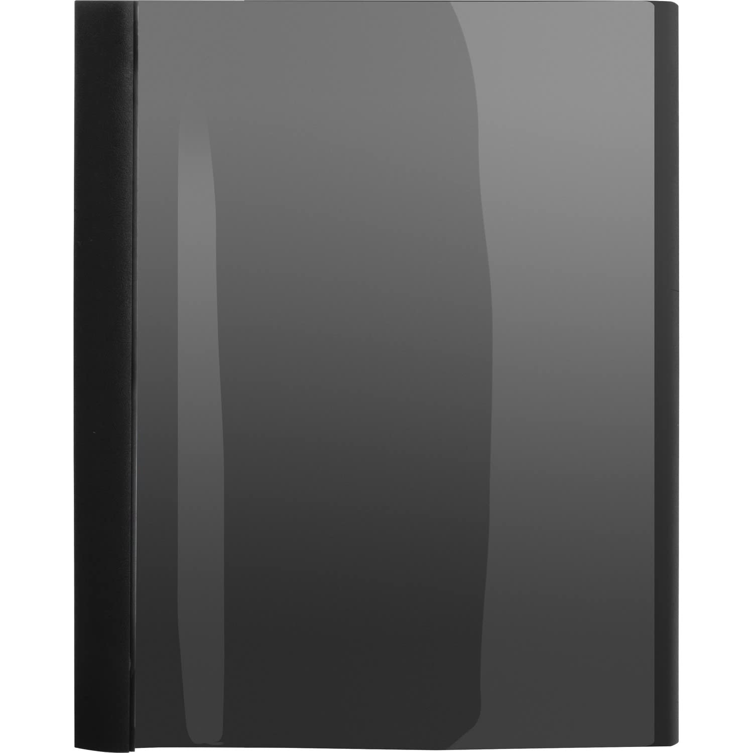 Business Source 78512 Report Covers, Clear Front, 1/2-Inch Cap, 8-1/2-Inch X11-Inch , 25/Bx Bk