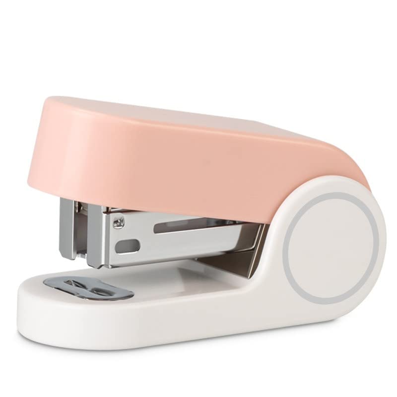 Pink Color Mini Stapler With 830 Staples,20 Sheet Office Desktop Stapler,Small Cute Compact Travel Size Stapler For Students & O