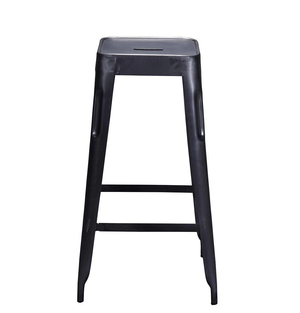 Death by Modernism Tolix Style Bar Stool Grey - Iron - Reproduction