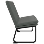 vidaXL Dark Gray Bench | Modern Design Home Furniture | Comfortable and Sturdy Material | Dimensions: 39.4 x 29.5 x 29.9 inches | California Proposition 65 Certified