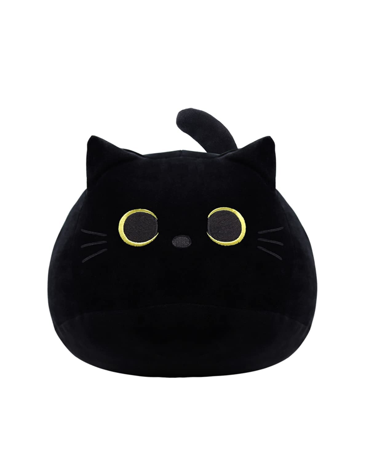 Ibccly Black Cat Plush Toy: Soft, Stuffed Animal Pillow, Baby Sofa Decoration, Cat-Shaped Design