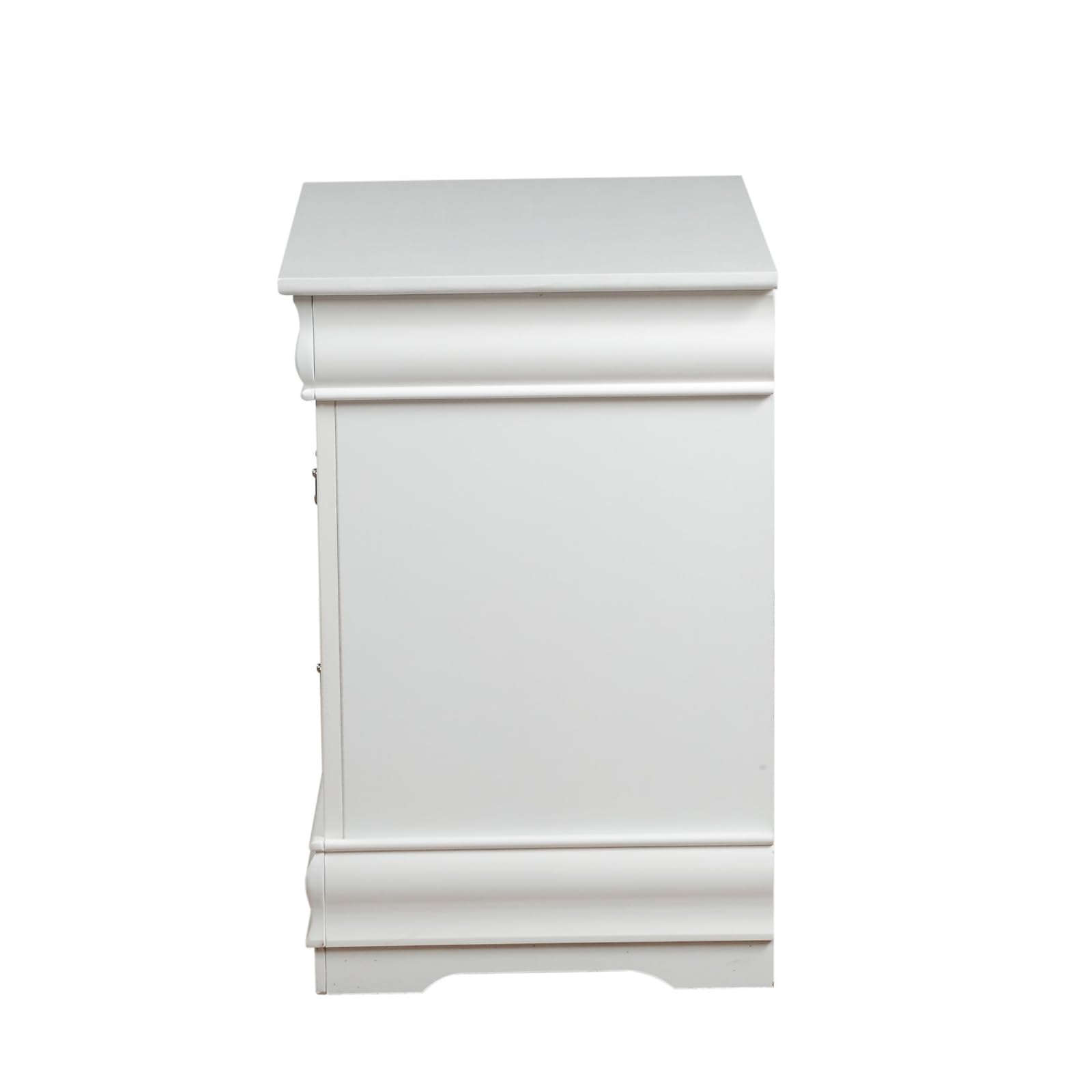 Acme Louis Philippe Nightstand in White