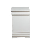 Acme Louis Philippe Nightstand in White
