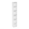 Furinno Luder 6-Tier Open Shelf Bookcase, White