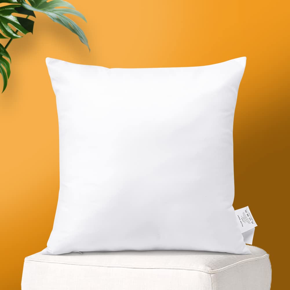 Otostar Throw Pillow Insert Premium Fluffy Pillow Stuffer Square Decorative Pillow Insert With Zips Cushion Inner Decorative Cus