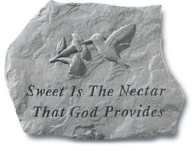 Kay Berry Sweet Is The Nectar That God Provides Decorative Stones, Multicolor