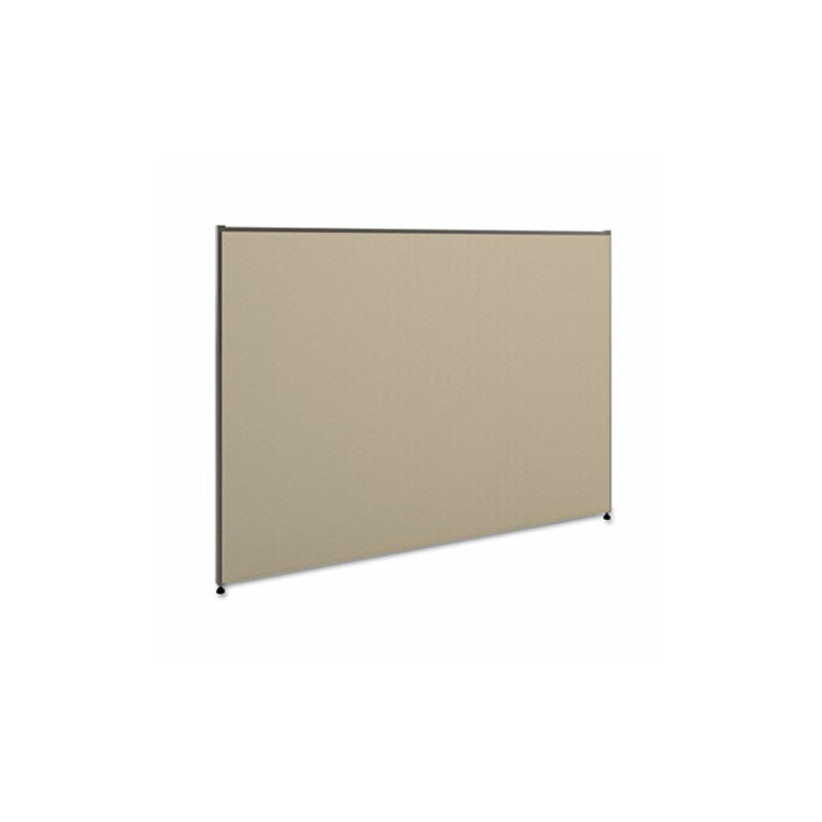 HON Verse Panel , 42&quot;H x 60&quot;W , Light Gray Finish , Gray Fabric