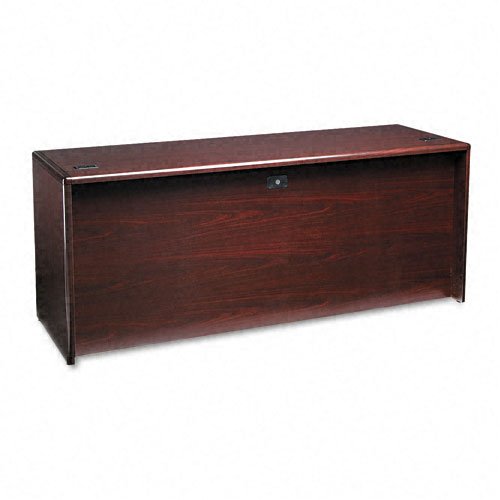 Hon 10708Lnn 10700 72 By 24 By 29-1/2-Inch Full-Height Left Pedastal Credenza, Mahogany Frame/Top