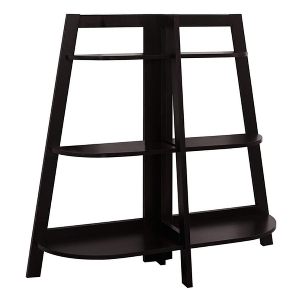 Monarch Specialties Cappuccino Accent Etagere Bookcase, 48&quot;