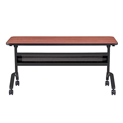 Safco Products Flip-N-Go Training Table, Biltmore Cherry