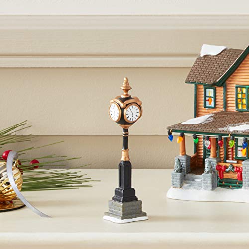 Department 56 Accessories For Villages Uptown Clock Accessory Figurine, 5.55 Inch