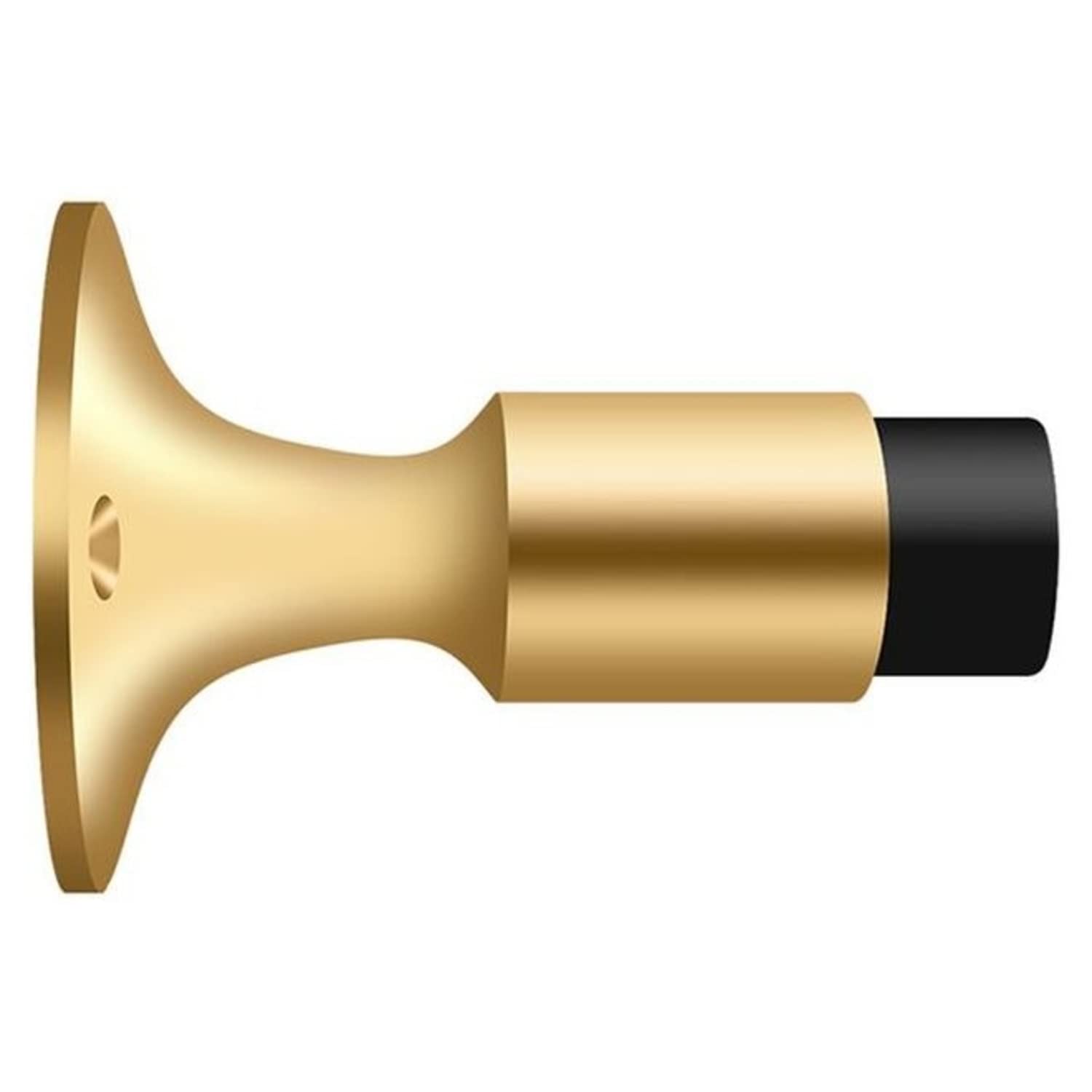 Deltana Dsw325Cr003 3-5/8-Inch Projection Solid Brass Wall Mount Bumper