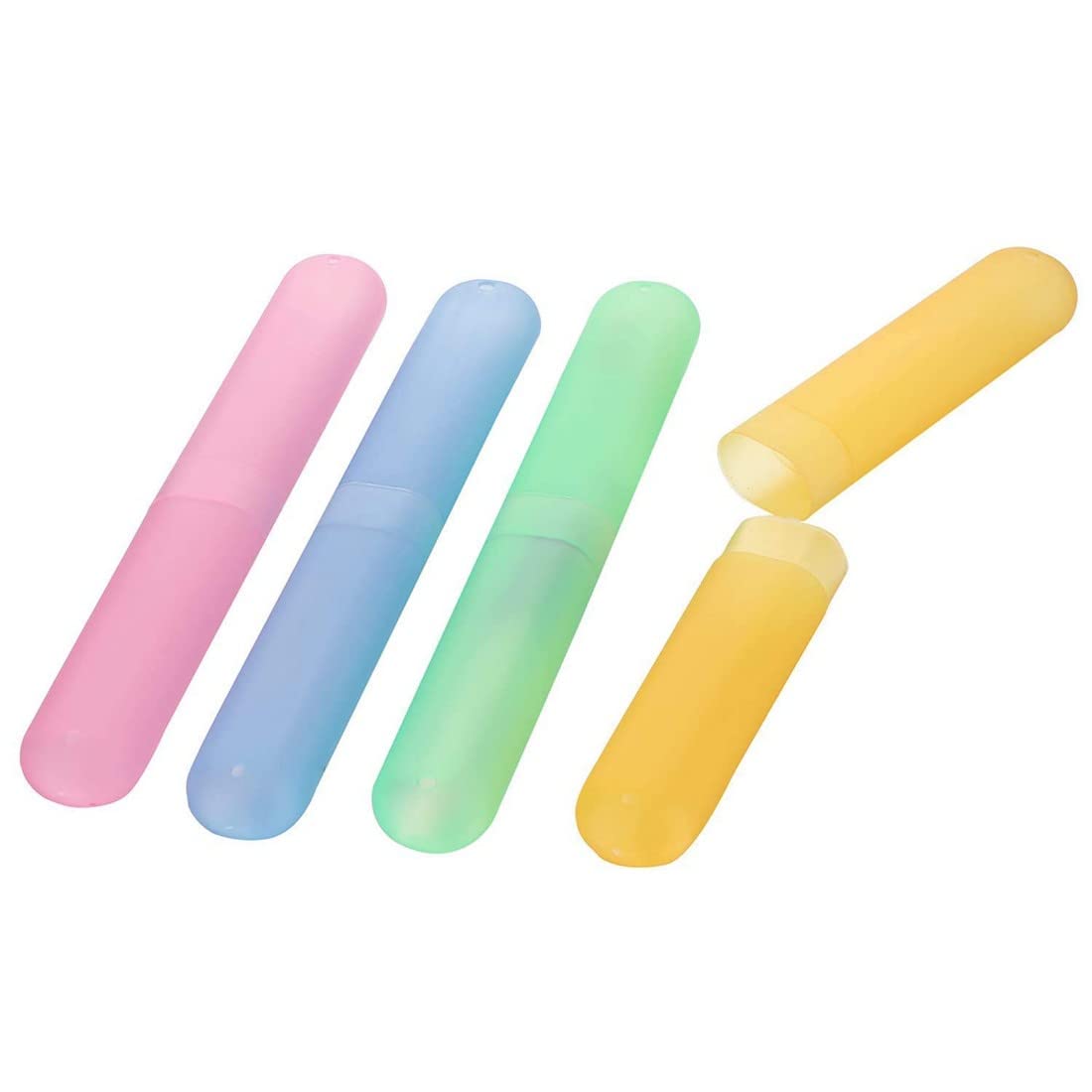 UGU ZONE AntiBacterial Travel Toothbrush Cover, Covers, Case, Holder  Pack of 4