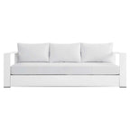 Modway Tahoe Patio Aluminum Sofa With White White Finish Eei-5676-Whi-Whi