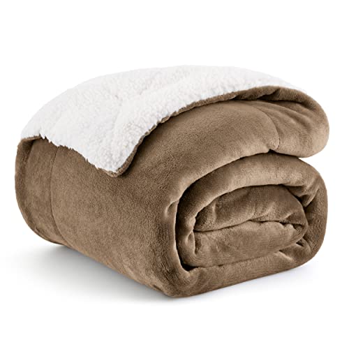 Bedsure Sherpa Fleece Throw Blanket For Couch - Thick And Warm Blanket For Winter, Soft And Fuzzy Throw Blanket For Sofa,   Fall