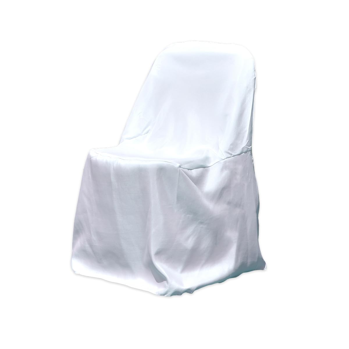 Sparkles Make It Special 200 Pc Polyester Folding Chair Covers - Wedding Reception Banquet Party Restaurant - White