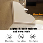 Heebabeys Tub Splash Guard, 2 Pack Removable Silicone & Acrylic Water Splash Guards, Translucent Self-Adhesive Tub Corner Protectors