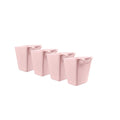 4 Pack Hanging Cup Holders,Trolley Basket Storage,Rolling Cart Accessories,4.75x4Hanging Pencil Holder Storage Containers Hangin