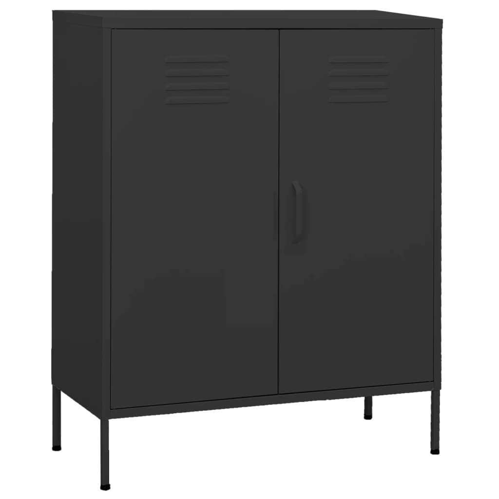 vidaXL Storage Cabinet Anthracite 31.5&quot;x13.8&quot;x40&quot; Steel