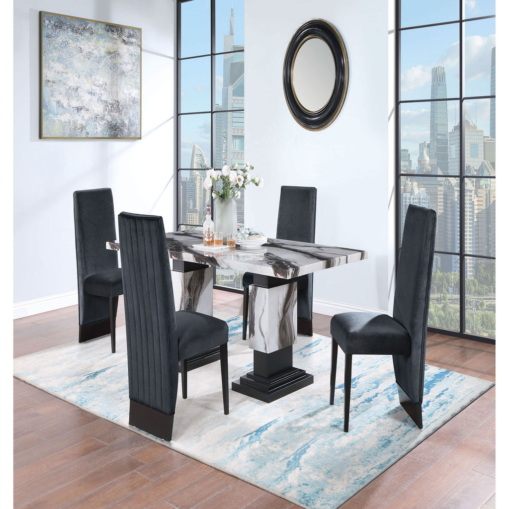Stacey - Dining Table Set & 4 Chairs
