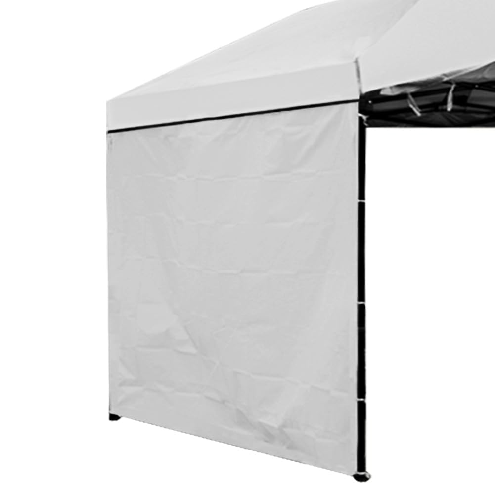Mqoutdoor Lightweight Sidewalls For 10X10 Canopy Tent Silver Coated Side Walls With Tie Rope 1 Piece, Silver White
