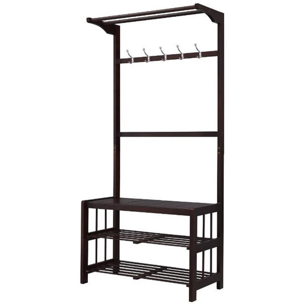 Acme Pieria Wooden Hall Tree - Thumbnail 4