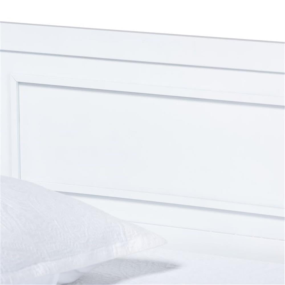 Baxton Studio Daniella Modern and Contemporary White Finished Wood Daybed
