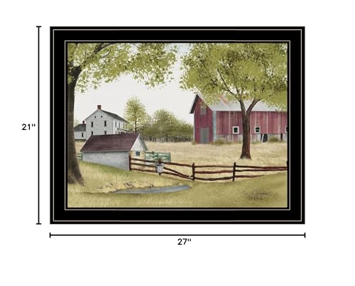 The Old Spring House 4 Black Framed Print Wall Art