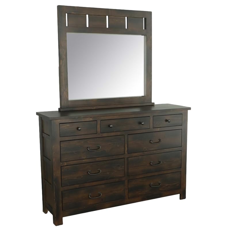 Progressive Furniture 9-Drawer Dresser & Mirror